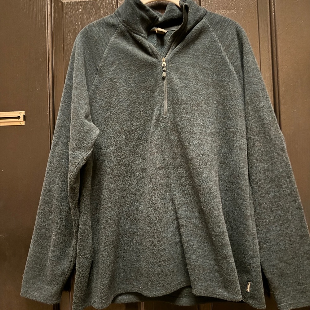 Women’s half zip pull over sweater Eddie Bauer brand size XL